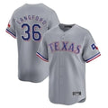 BIPIHUC T.Rangers #36 Wyatt Langford Player Gray Home Limited Stitched Jerseys