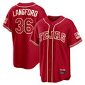 BIPIHUC T.Rangers #36 Wyatt Langford Player Red 2026 City Connect Limited Stitched Jerseys