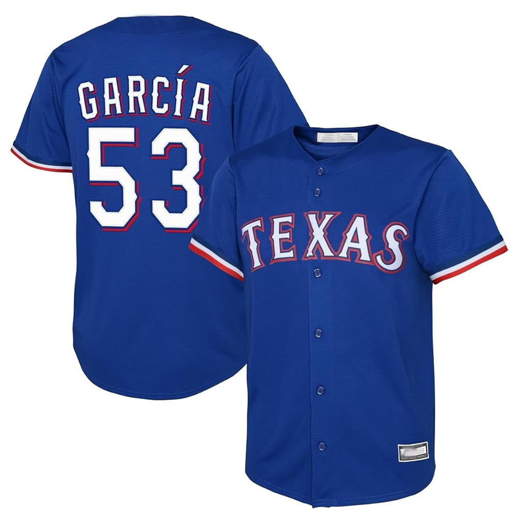 BIPIHUC T.Rangers #53 Adolis Garcia Player Royal Home Limited Stitched Jerseys
