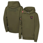 BIPIHUC TB.Buccaneers  Blank Player Olive Salute to Service Pullover Hoodies Limited Stitched Jerseys