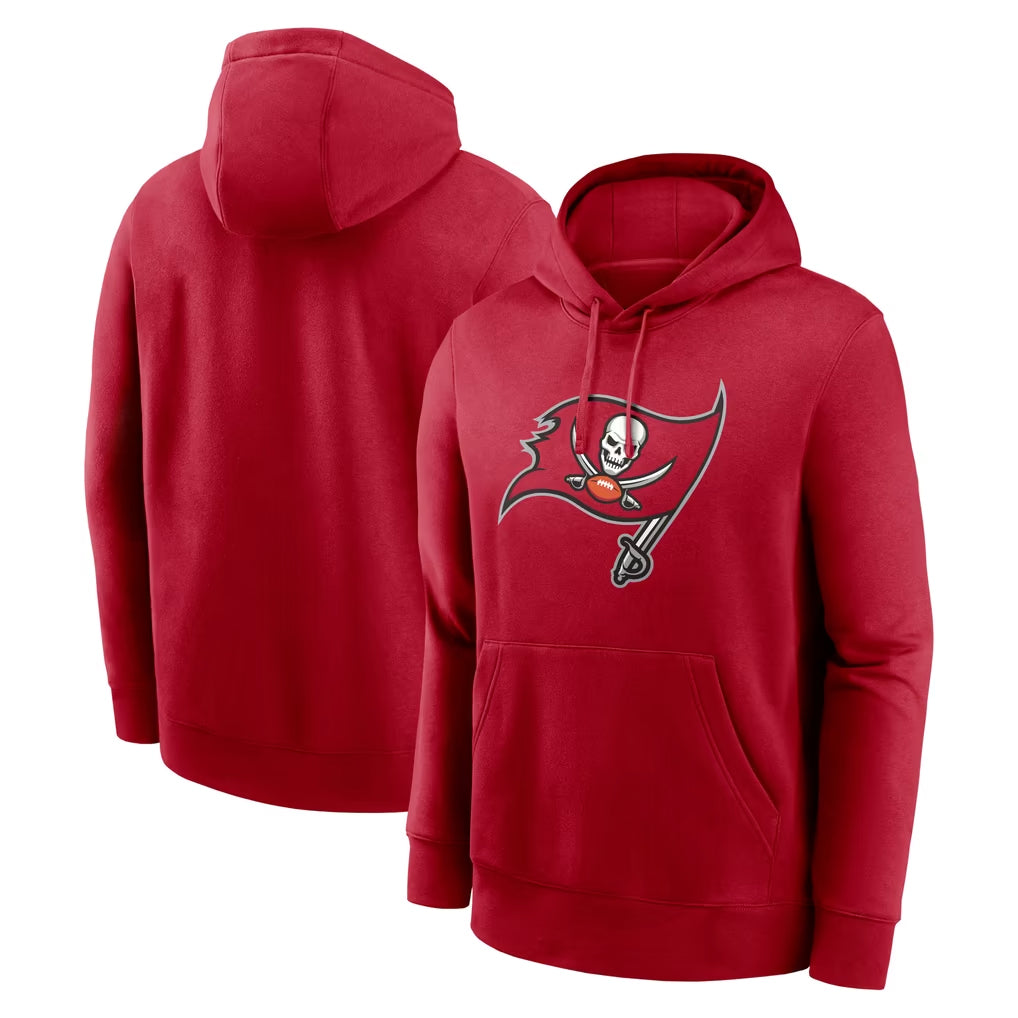 BIPIHUC TB.Buccaneers  Blank Player Red LOGO Pullover Hoodie Home Game Stitched Jerseys