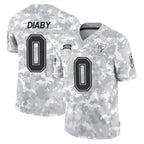 BIPIHUC TB.Buccaneers #0 Yaya Diaby Player Arctic Camo Limited Salute To Service Home Game Stitched Jerseys
