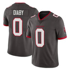 BIPIHUC TB.Buccaneers #0 Yaya Diaby Player Pewter Limited Alternate Vapor Home Game Stitched Jerseys