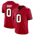 BIPIHUC TB.Buccaneers #0 Yaya Diaby Player Red Limited Vapor F.U.S.E. Home Game Stitched Jerseys