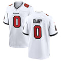 BIPIHUC TB.Buccaneers #0 Yaya Diaby Player White Home Game Stitched Jerseys