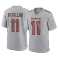 BIPIHUC TB.Buccaneers #11 Jalen McMillan Player Gray Atmosphere Fashion Home Game Stitched Jerseys