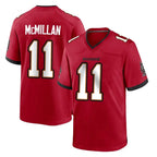 BIPIHUC TB.Buccaneers #11 Jalen McMillan Player Red Home Game Stitched Jerseys