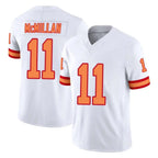 BIPIHUC TB.Buccaneers #11 Jalen McMillan Player White Limited '76 Vapor F.U.S.E. Home Game Stitched Jerseys