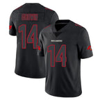 BIPIHUC TB.Buccaneers #14 Chris Godwin Jr. Player Black Impact Limited Home Game Stitched Jerseys
