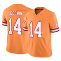 BIPIHUC TB.Buccaneers #14 Chris Godwin Jr. Player Orange Limited Vapor F.U.S.E. Home Game Stitched Jerseys