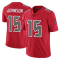 BIPIHUC TB.Buccaneers #15 Tez Johnson Player Red Limited Color Rush Home Game Stitched Jerseys