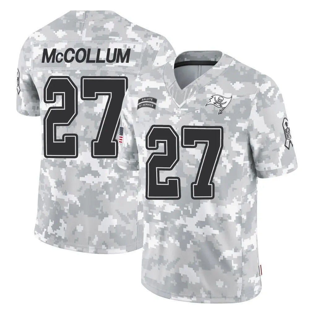 BIPIHUC TB.Buccaneers #27 Zyon McCollum Player Arctic Camo Limited Salute To Service Home Game Stitched Jerseys