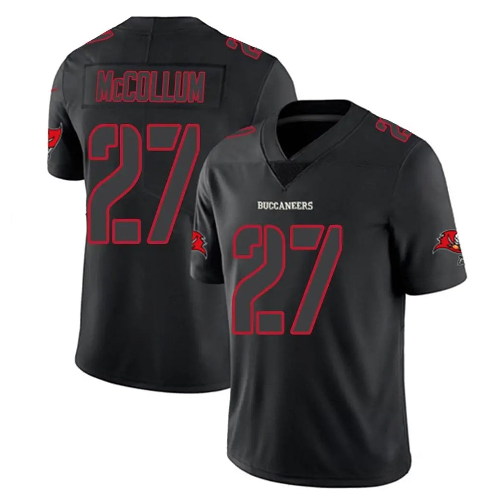 BIPIHUC TB.Buccaneers #27 Zyon McCollum Player Black Impact Limited Home Game Stitched Jerseys
