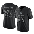 BIPIHUC TB.Buccaneers #27 Zyon McCollum Player Black Reflective Limited Home Game Stitched Jerseys