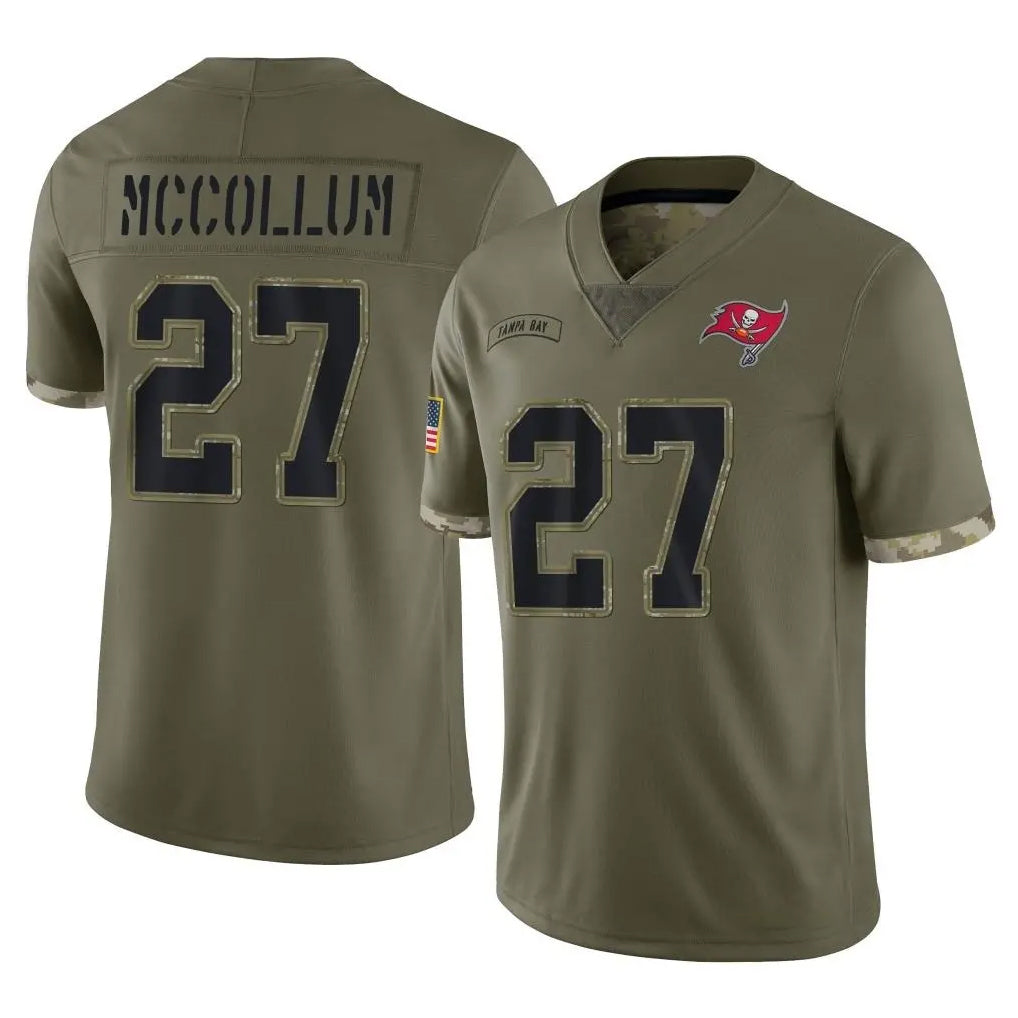 BIPIHUC TB.Buccaneers #27 Zyon McCollum Player Olive Limited Salute To Service Home Game Stitched Jerseys