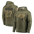 BIPIHUC TB.Buccaneers #27 Zyon McCollum Player Olive Salute to Service Pullover Hoodie Home Game Stitched Jerseys