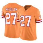 BIPIHUC TB.Buccaneers #27 Zyon McCollum Player Orange Limited Vapor F.U.S.E. Home Game Stitched Jerseys
