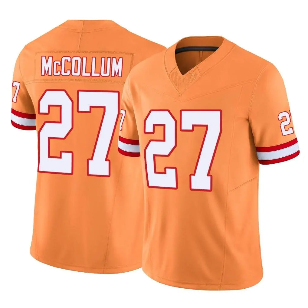 BIPIHUC TB.Buccaneers #27 Zyon McCollum Player Orange Limited Vapor F.U.S.E. Home Game Stitched Jerseys