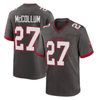 BIPIHUC TB.Buccaneers #27 Zyon McCollum Player Pewter Alternate Home Game Stitched Jerseys