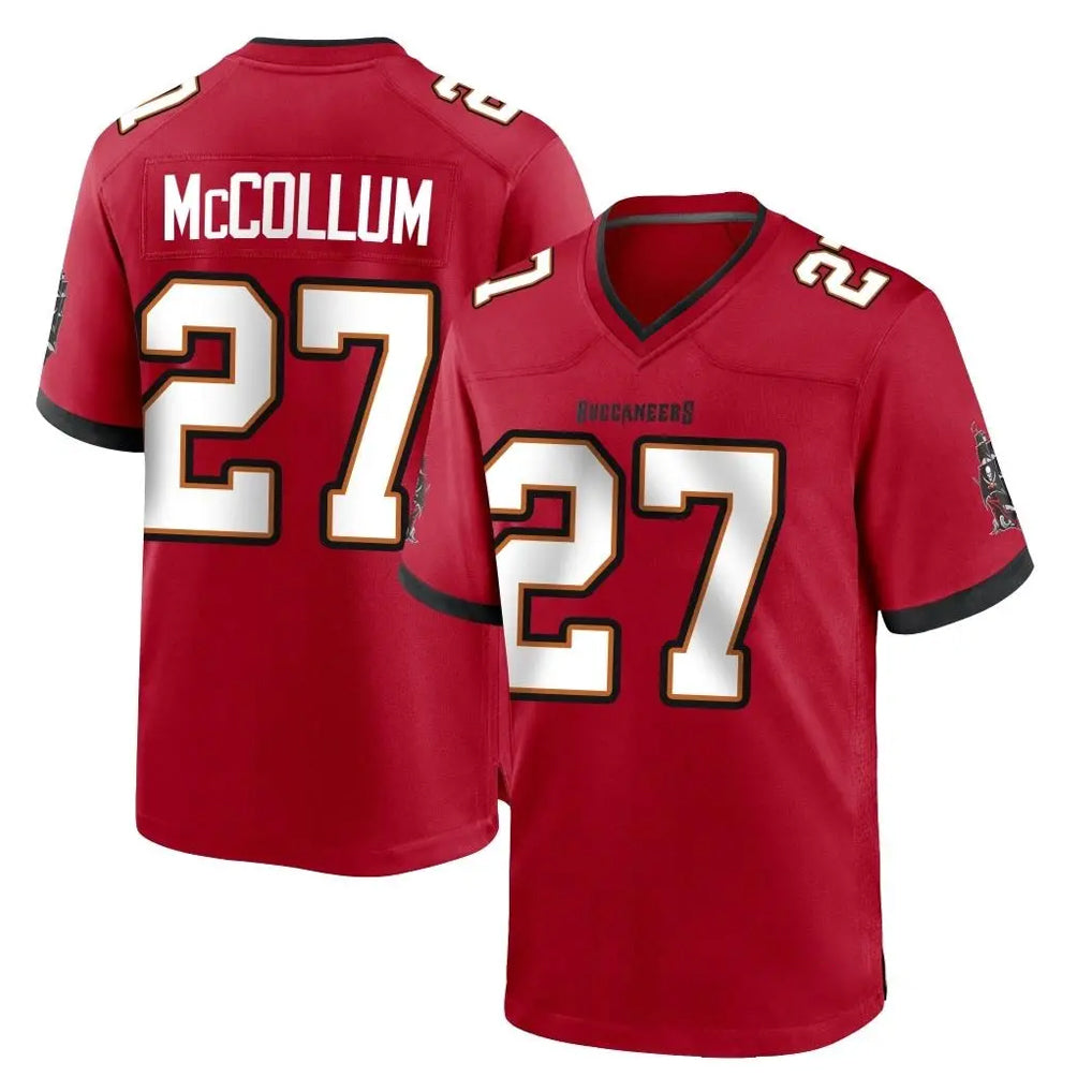 BIPIHUC TB.Buccaneers #27 Zyon McCollum Player Red Home Game Stitched Jerseys