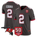 BIPIHUC TB.Buccaneers #2 Emeka Egbuka Player Pewter Limited 2026 Season Vapor F.U.S.E. Home Game Stitched Jerseys