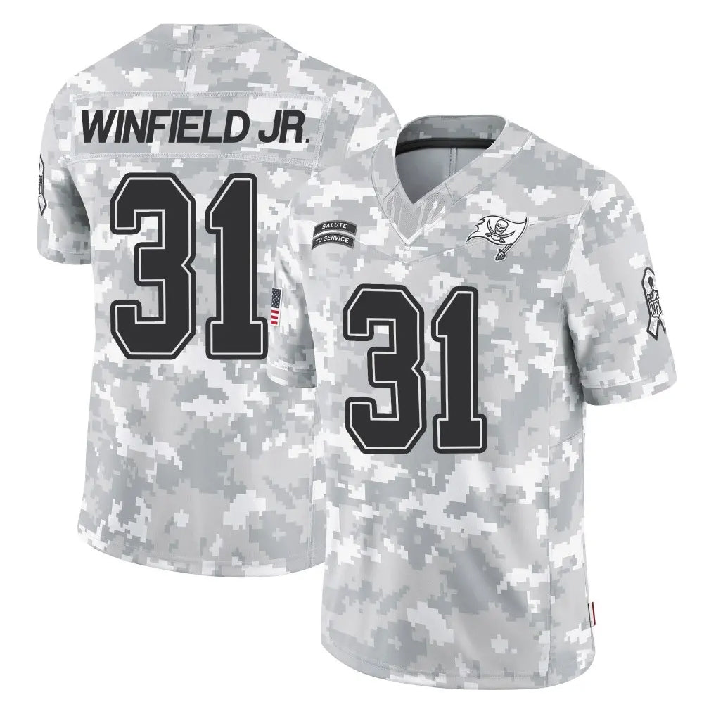 BIPIHUC TB.Buccaneers #31 Antoine Winfield Jr. Player Arctic Camo Limited Salute To Service Home Game Stitched Jerseys