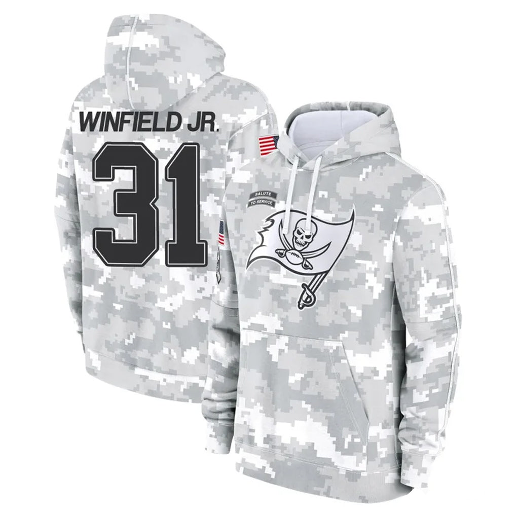BIPIHUC TB.Buccaneers #31 Antoine Winfield Jr. Player Arctic Camo Limited Salute to Service Pullover Hoodies Game Stitched Jerseys