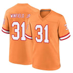 BIPIHUC TB.Buccaneers #31 Antoine Winfield Jr. Player Orange Throwback Home Game Stitched Jerseys