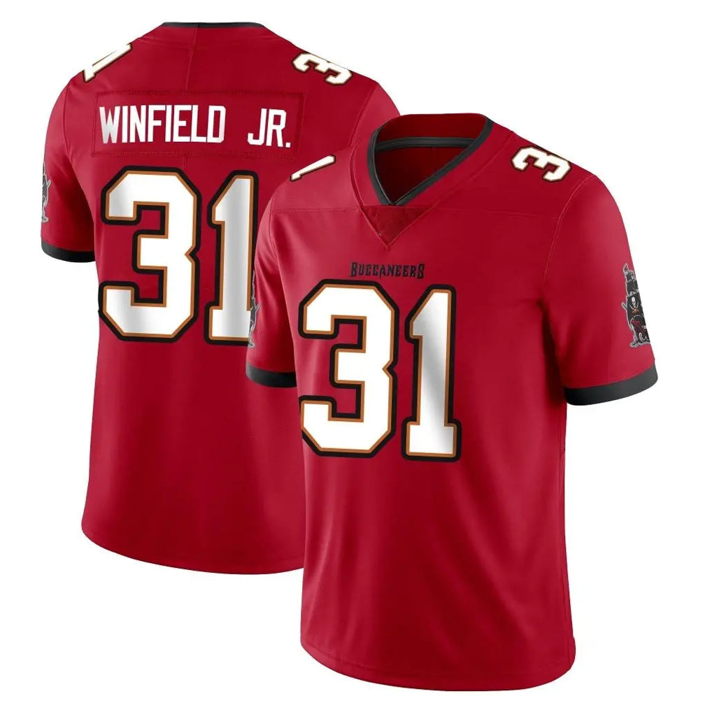 BIPIHUC TB.Buccaneers #31 Antoine Winfield Jr. Player Red Limited Vapor F.U.S.E. Home Game Stitched Jerseys