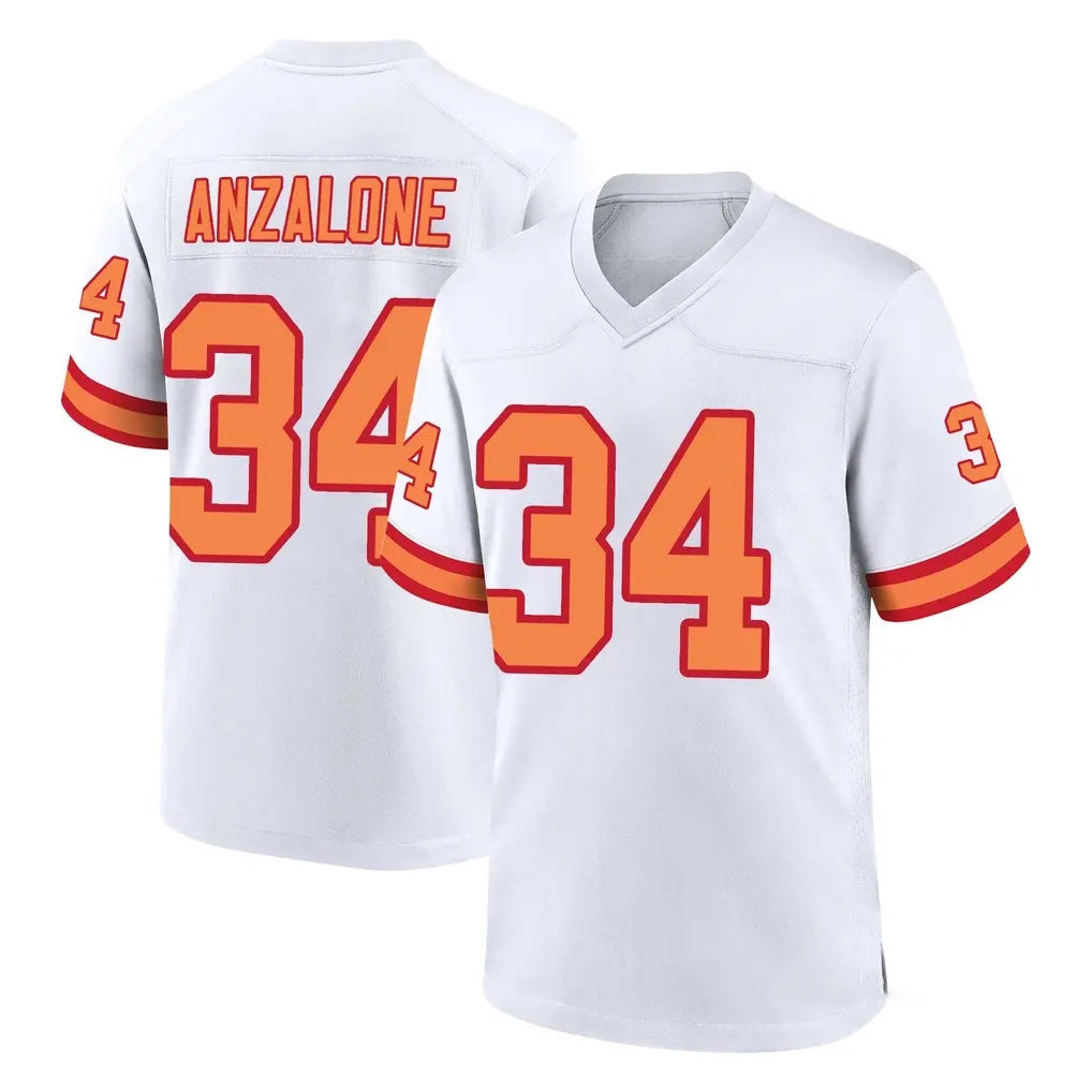 BIPIHUC TB.Buccaneers #34 Alex Anzalone Player White '76 Home Game Stitched Jerseys