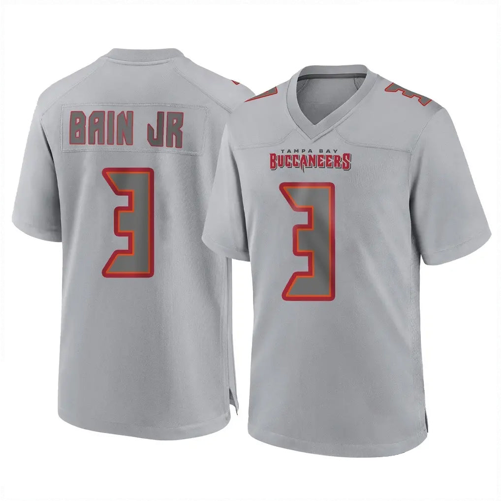 BIPIHUC TB.Buccaneers #3 Rueben Bain Jr. Player Gray Atmosphere Fashion Home Game Stitched Jerseys