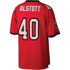 BIPIHUC TB.Buccaneers #40 Mike Alstott Mitchell & Ness Red Legacy Replica Stitched Puhic Jersey