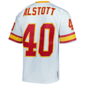 BIPIHUC TB.Buccaneers #40 Mike Alstott Mitchell & Ness White Legacy Replica Stitched Puhic Jersey