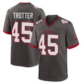 BIPIHUC TB.Buccaneers #45 Josiah Trotter Player Pewter Alternate Home Game Stitched Jerseys