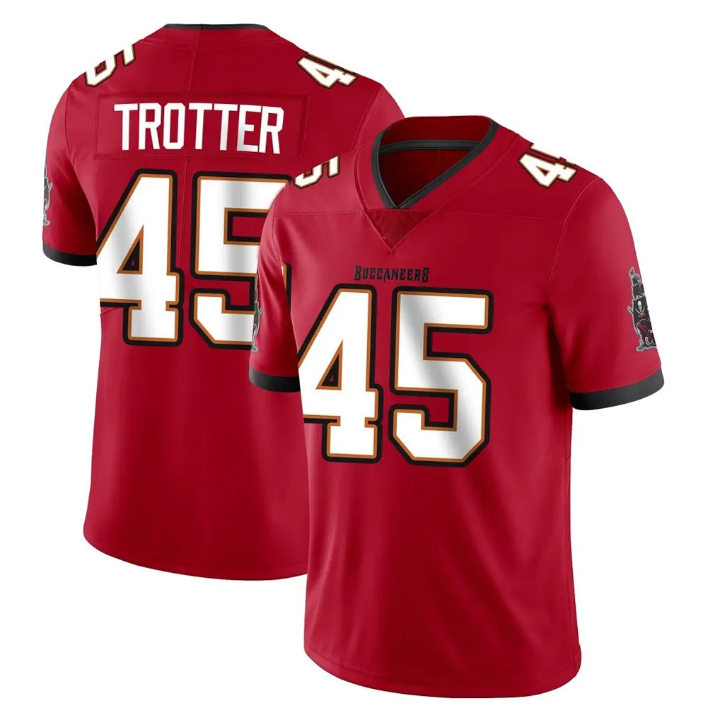 BIPIHUC TB.Buccaneers #45 Josiah Trotter Player Red Limited Vapor Home Game Stitched Jerseys