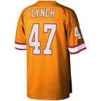 BIPIHUC TB.Buccaneers #47 John Lynch Mitchell & Ness Orange Big & Tall 1995 Legacy Retired Player Jersey