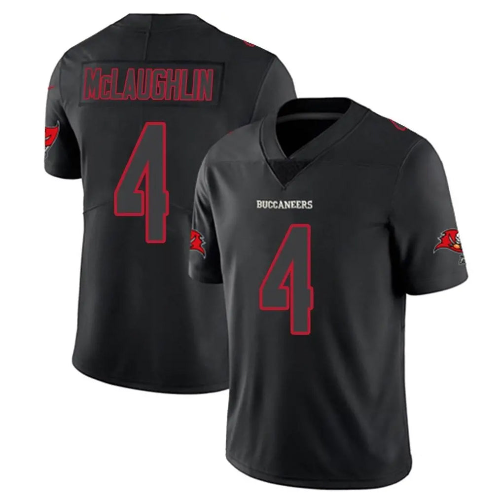 BIPIHUC TB.Buccaneers #4 Chase McLaughlin Player Black Impact Limited Home Game Stitched Jerseys