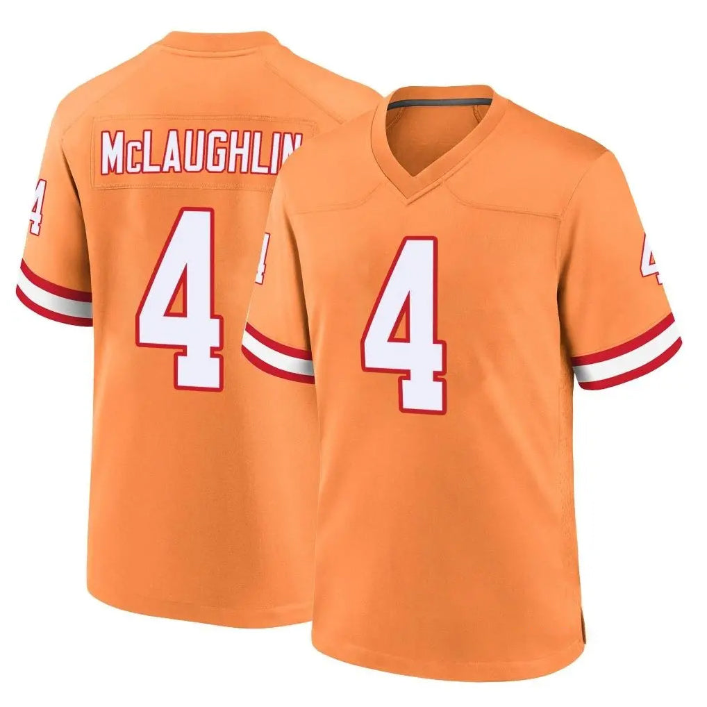 BIPIHUC TB.Buccaneers #4 Chase McLaughlin Player Orange Throwback Home Game Stitched Jerseys