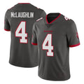 BIPIHUC TB.Buccaneers #4 Chase McLaughlin Player Pewter Limited Alternate Vapor Home Game Stitched Jerseys