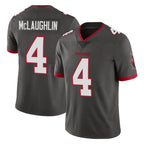 BIPIHUC TB.Buccaneers #4 Chase McLaughlin Player Pewter Limited Alternate Vapor Home Game Stitched Jerseys