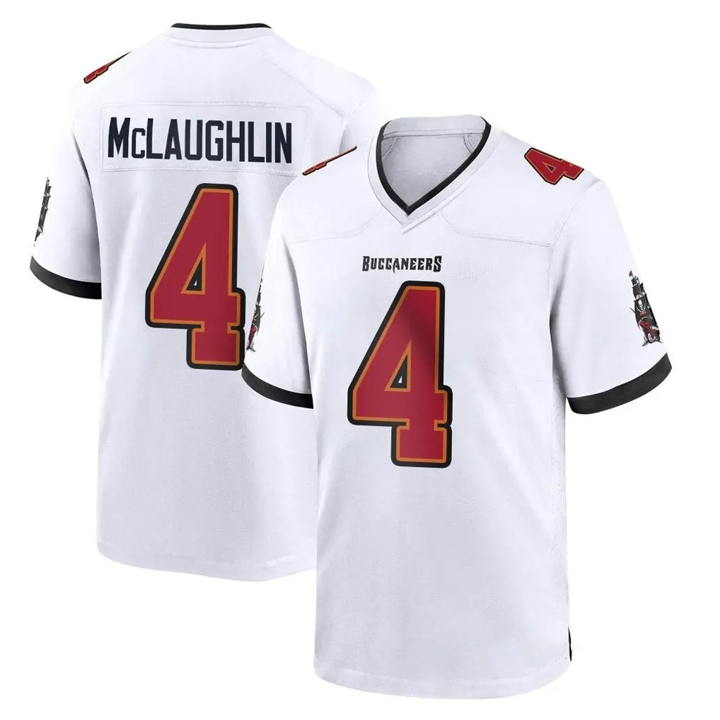 BIPIHUC TB.Buccaneers #4 Chase McLaughlin Player White Home Game Stitched Jerseys