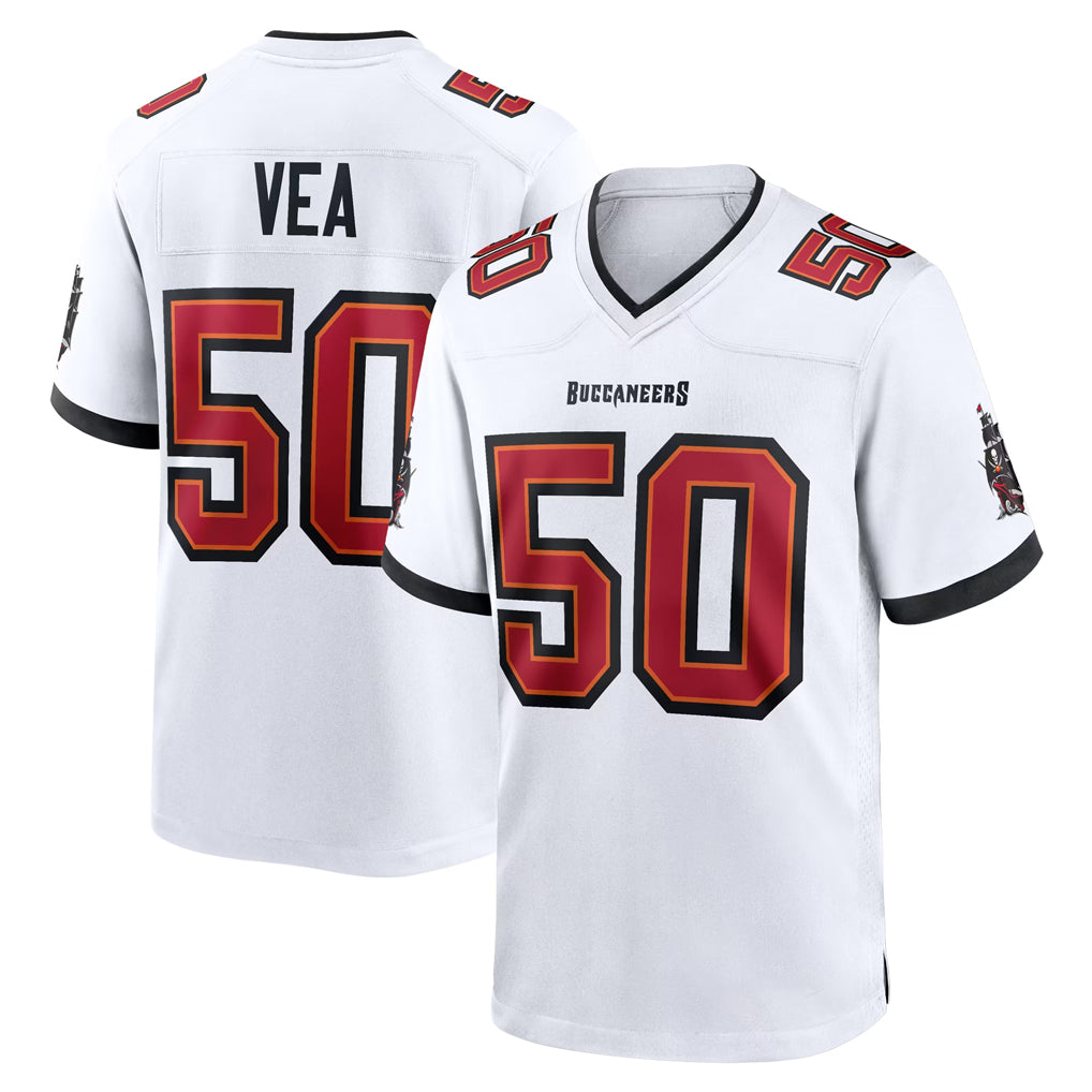 BIPIHUC TB.Buccaneers #50 Vita Vea Player White Home Game Stitched Jerseys