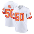 BIPIHUC TB.Buccaneers #50 Vita Vea Player White '76 Home Game Stitched Jerseys