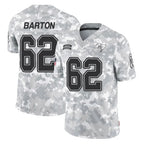 BIPIHUC TB.Buccaneers #62 Graham Barton Player Arctic Camo Limited Salute To Service Home Game Stitched Jerseys