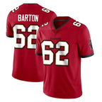 BIPIHUC TB.Buccaneers #62 Graham Barton Player Red Limited Vapor Home Game Stitched Jerseys