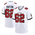 BIPIHUC TB.Buccaneers #62 Graham Barton Player White Home Game Stitched Jerseys