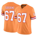 BIPIHUC TB.Buccaneers #67 Luke Goedeke Player Orange Limited Vapor F.U.S.E. Home Game Stitched Jerseys