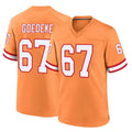 BIPIHUC TB.Buccaneers #67 Luke Goedeke Player Orange Throwback Home Game Stitched Jerseys