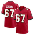 BIPIHUC TB.Buccaneers #67 Luke Goedeke Player Red Home Game Stitched Jerseys