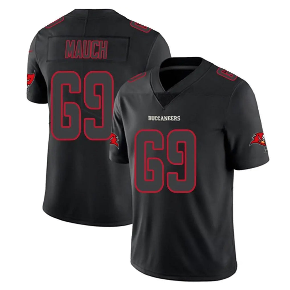 BIPIHUC TB.Buccaneers #69 Cody Mauch Player Black Impact Limited Home Game Stitched Jerseys